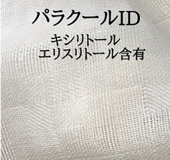 ピンストライプのツータック立体夏マスク 　グリーン 7枚目の画像