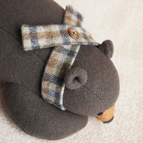 寝そべりグリズリー・winter ぬいぐるみ kuzoomiko 通販 11031881