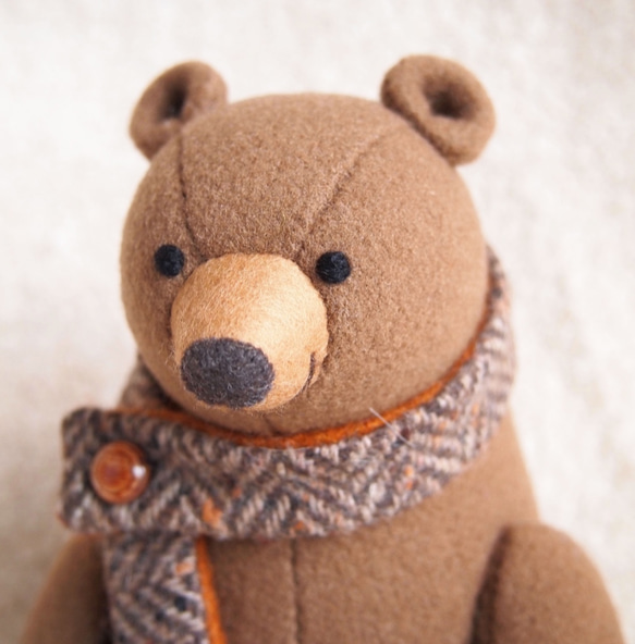 ととろ様オーダー作品】寝そべらないグリズリー ぬいぐるみ kuzoomiko