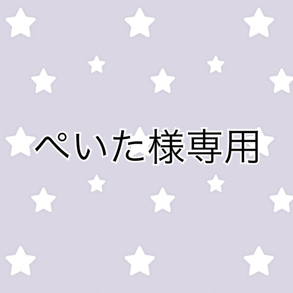 ぺいた様専用 1枚目の画像