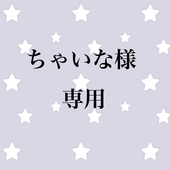 ちゃいな様専用 1枚目の画像