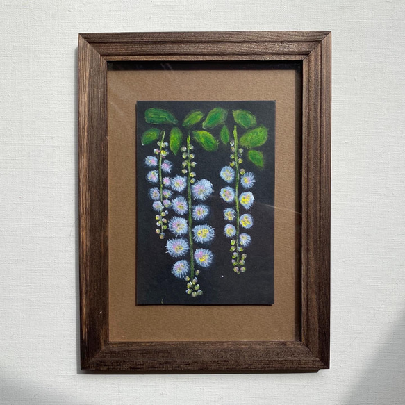 原画 1点もの サガリバナ 茶額 絵画 ミオ 通販 12720171｜Creema