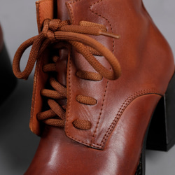 ♥ 新款秋冬手工製作 ♥ 女式真皮皮鞋高跟鞋 22.5cm-25cm #422 第7張的照片