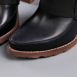 ♥ 新款秋冬手工製作 ♥ 女式真皮鞋 高跟鞋 22.5cm-25cm #425-1 第6張的照片
