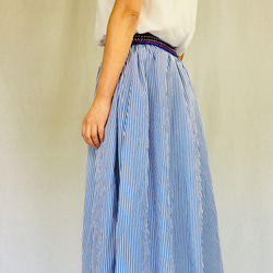 ストライプフレアースカート 2枚目の画像