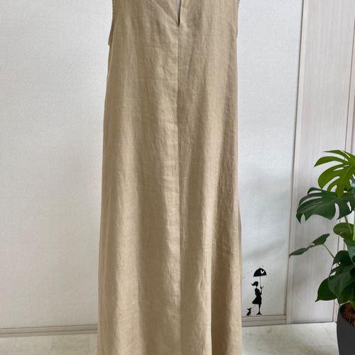 リネンノースリーブワンピース(ベージュ) ワンピース R i r isu 通販  