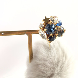 Order made♡ Bijou ear cuff & Fur bijou earring 7枚目の画像