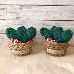 ティッシュボックスカバー 生クリームケーキ 手編み 編み物 ティッシュ