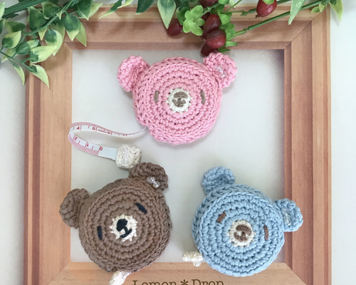 メジャーたれ目くまちゃん その他雑貨 Lemon＊Drop 通販 9250307  