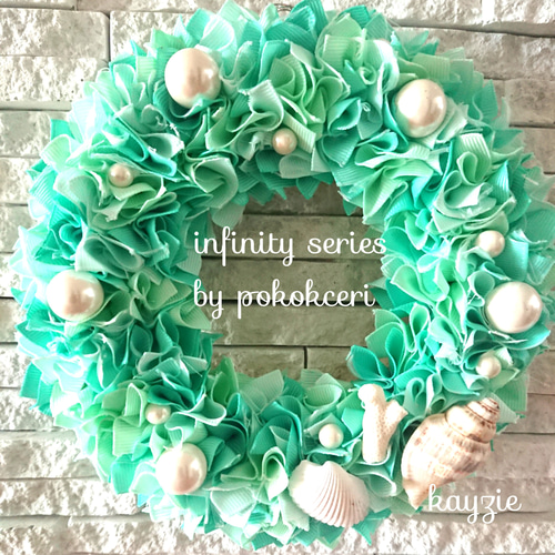 ファブリックリース＊トロピカル デザイン