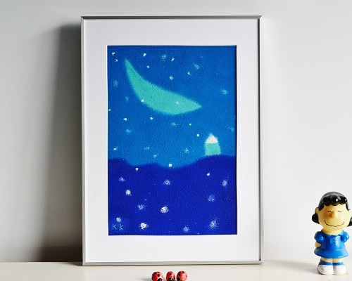 アラスカ Alaska 子供 雪遊び 水彩画★リエ・ムニョス 風景画/サイン入り アラスカ Alaska 子供 雪遊び 水彩画 リエ・ムニョス Rie Muoz