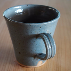 コーヒーカップ（ブルーグレイ・大）＿yc-010 3枚目の画像