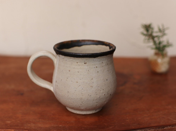 咖啡杯（白色墊子×黑色）yc-034 第1張的照片
