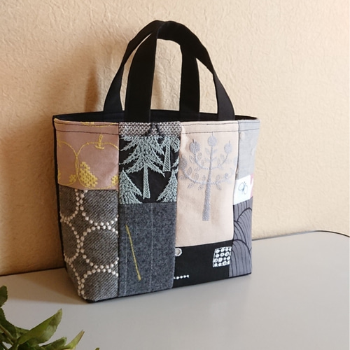 M☆ミナペルホネンのトートバッグ ♡愛しのパッチワーク-127 トート