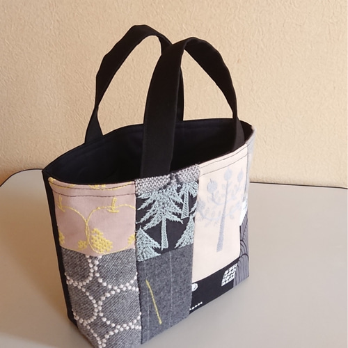 M☆ミナペルホネンのトートバッグ ♡愛しのパッチワーク-127 トート