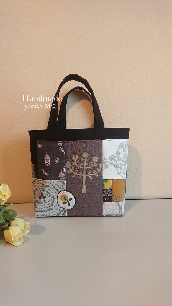 ミナペルホネンハンドメイド　パッチワークトートバッグ ハンドメイド ミナペルホネン パッチワークトートバック - メルカリ