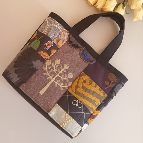 M☆ミナペルホネン＊トートバッグ ♡愛しのパッチワーク-59 トート