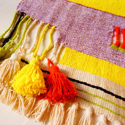 絲綢手工編織的攤位（芥末）定制生產 第3張的照片