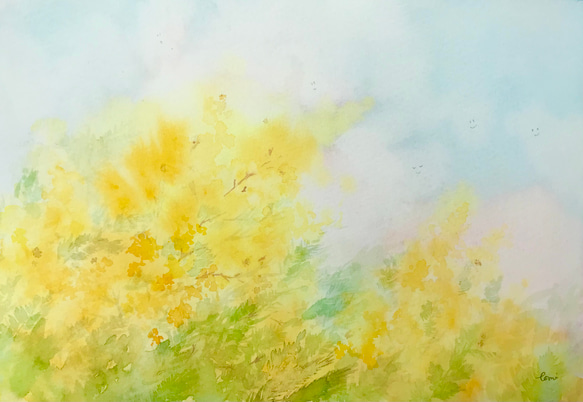 ミモザのおうち ＊原画販売 絵画 flâner byふなやまえみ 通販 11236490