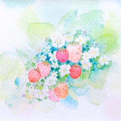 いちご（苺）・ストロベリー 絵画 のおすすめ人気通販｜Creema