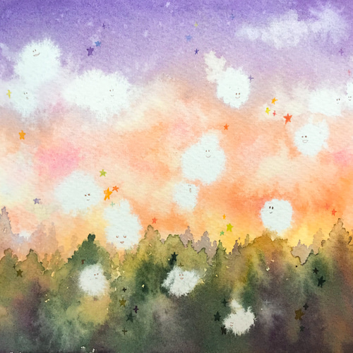 帰るところ ＊原画販売 絵画 flâner byふなやまえみ 通販
