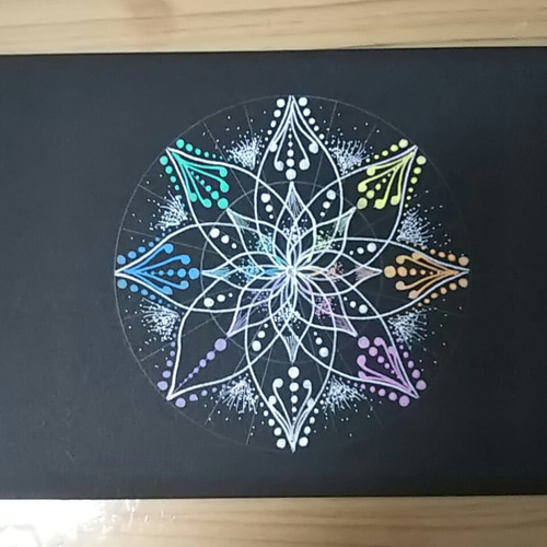 点描曼荼羅アート【大天使ガブリエル】 点描曼荼羅アート【大天使