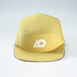 AO 5✭ Sunny ✭五分割帽／露營帽／限量／手作／AOLimited／Cap／Hat／Yellow／黃／黄／棒球帽 第2張的照片