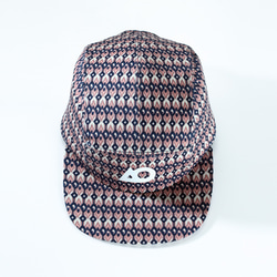 AO 5✭Peacock✭ Handmade 5 Panel Hat／Limited／ピンク／Camp Cap／pink 3枚目の画像