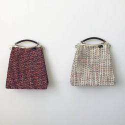 Wahr_Xiaoxiang赤米台形口ゴールドバッグクラッチバッグサイドバックパックショルダーバッグ化粧品バッグ 3枚目の画像
