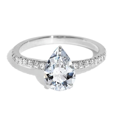 baruchan【新品未使用pt900 ペアシェイプモアサナイト0.8ct 楽天市場】K10 モアサナイト 4×6mm ダイヤモンド0.5ct相当 ペア