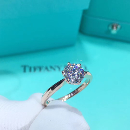 【newデザイン】0.5ct モアサナイト ダイヤ リング k18