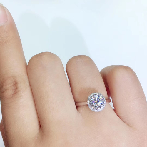 最高品質✨ハイクオリティ✨CZダイヤモンド 愛 リング11号 指輪