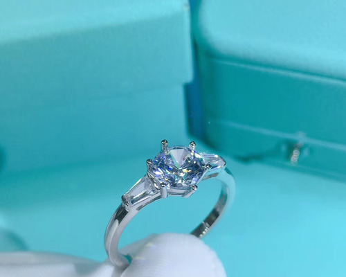 オーダーメイド 鑑別書付き リング k18 ゴールド 1ct モアサナイト 高
