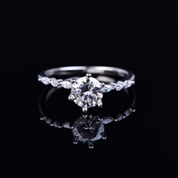 GUILD鑑別書付き リング K18 天然エメラルド ダイヤモンド 高級 指輪