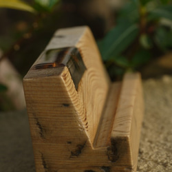 檜木名片座 文具精品　手作文創　台灣製造　檜木原木 第9張的照片