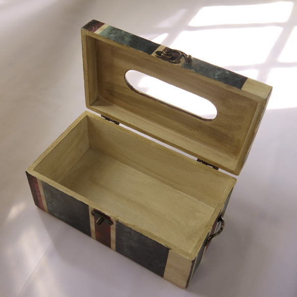 手作りヌードルボックス英国国旗形状産業風ヌードルボックスサニタリーティッシュボックス手作り木製家庭用品ティッシュボックスパイン材 4枚目の画像