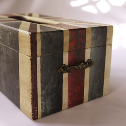 手作りヌードルボックス英国国旗形状産業風ヌードルボックスサニタリーティッシュボックス手作り木製家庭用品ティッシュボックスパイン材 5枚目の画像
