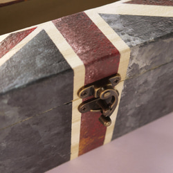手工面紙盒 英國國旗造型 工業風 面紙盒 衛生紙盒 手作 木作 居家用品 紙巾盒 松木 第6張的照片