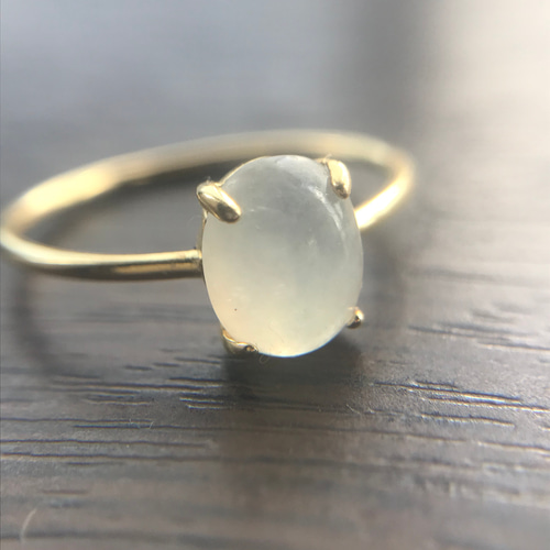 一旦展示表記 氷翡翠 ミャンマー産 リング 11号 silver925 指輪