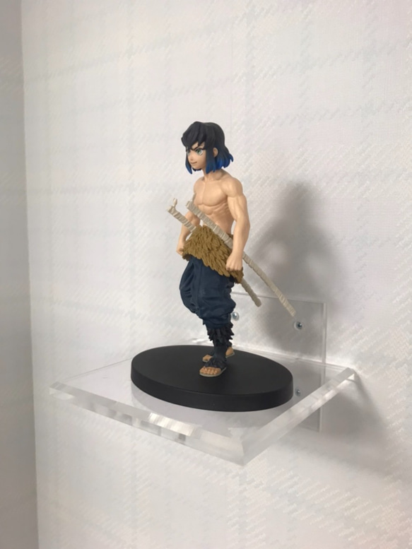 フィギュアを美しく飾り付け‼『アクリル・フィギュアプレート』 壁掛け 