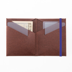 Ultra Light Wallet REMORA WIDE Br&Blue 第2張的照片