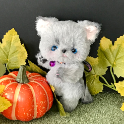 子猫ちゃん（靴下猫）」テディベア No.004 ぬいぐるみ ART&CULTUR 通販