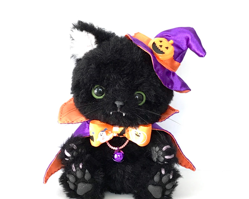 レジンヘアゴム♡大きめサイズハロウィン黒猫ちゃん・再販不可 bc5709a58c2c7e0d2d13e586695456