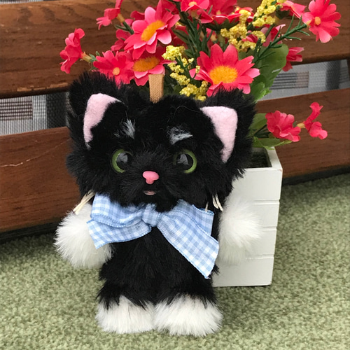 シュコ ヴィンテージ 黒猫 ぬいぐるみ Schuco - メルカリ