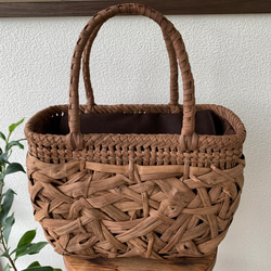 ヴェロニクバスケット かごバッグ Ribbon b 通販 8115539｜Creema