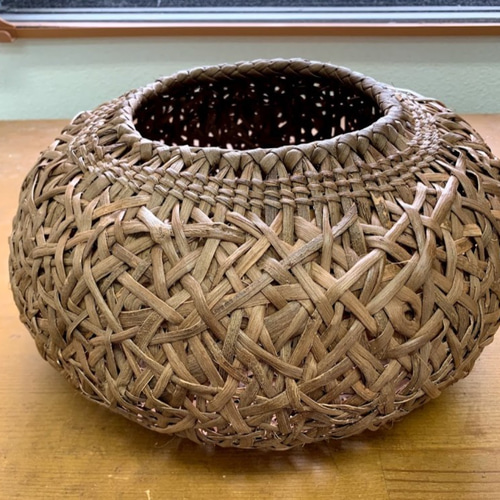 山葡萄の花器 受注生産】山葡萄蔓 花器 一輪挿し・花瓶・花器 山葡萄篭・花器