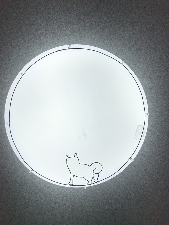 シーリングライト　カバー　デコレーション(飾り)　リメイク　shi-ba 2枚目の画像