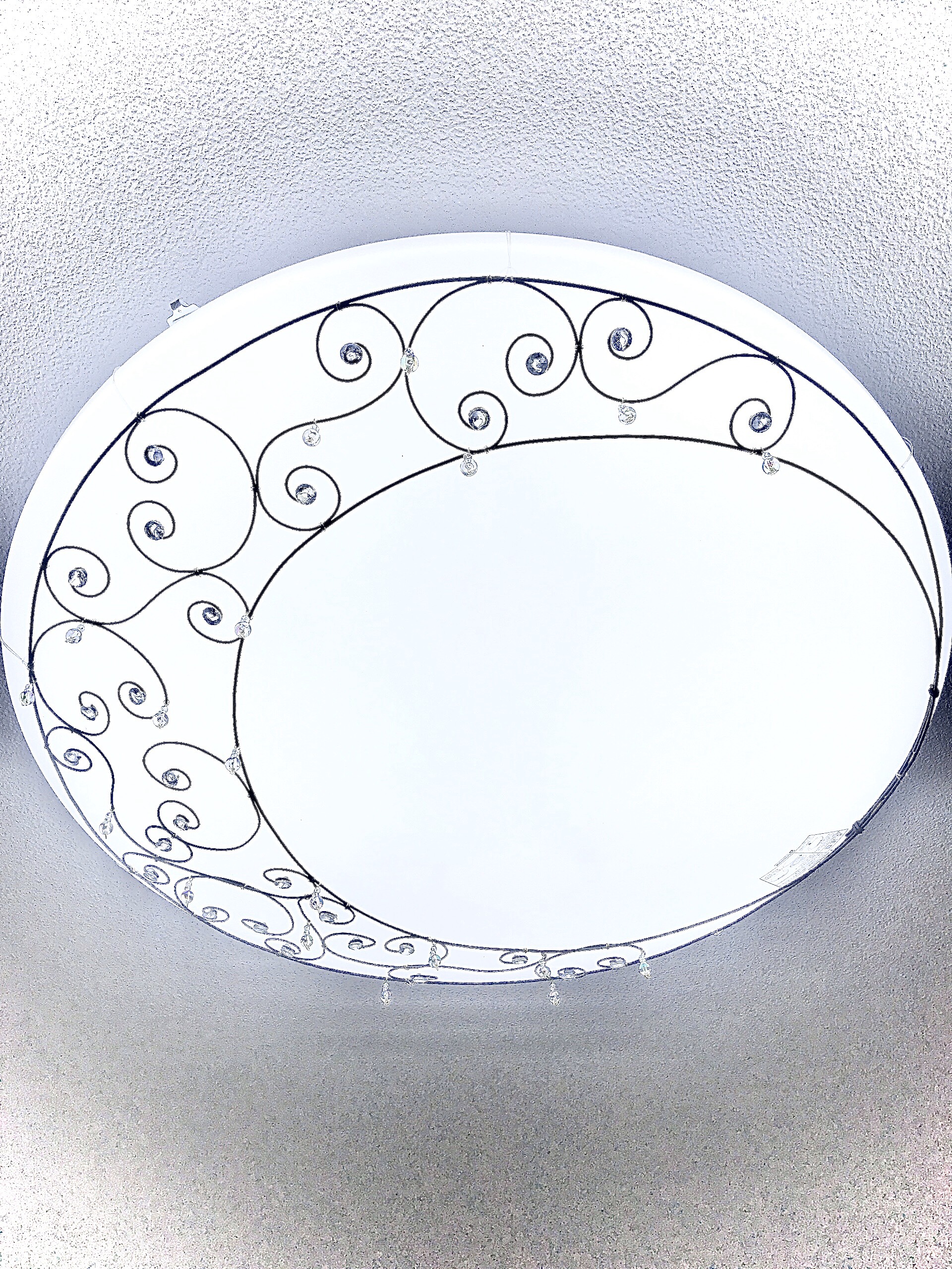 シーリングライト　デコレーション(装飾)付き　照明器具【受注製作】　クリスタルムーン　リメイク