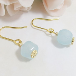 ❤SALE❤*P105***果実の実☆天然石一粒ピアス 3枚目の画像