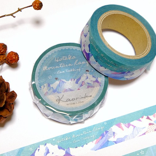 穂高連峰マスキングテープ - Love Trekking - マスキングテープ